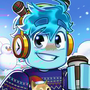 This is the Avatar Image for the Smurfzin (Youtuber de Roblox) AI Voice and Text to Speech Generator